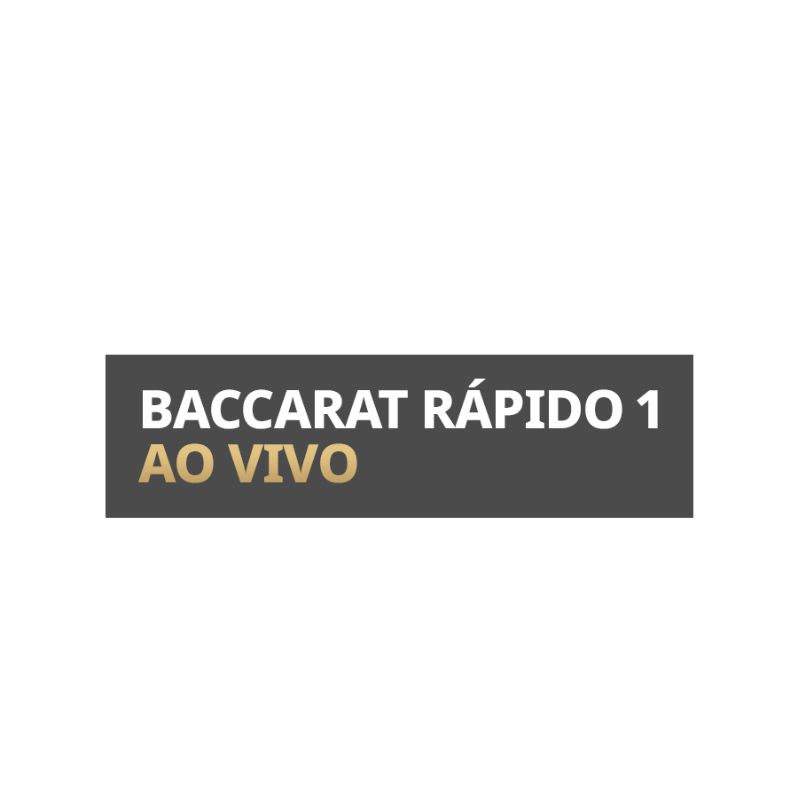 Baccarat Rápido ao Vivo 1 em Betfair Cassino