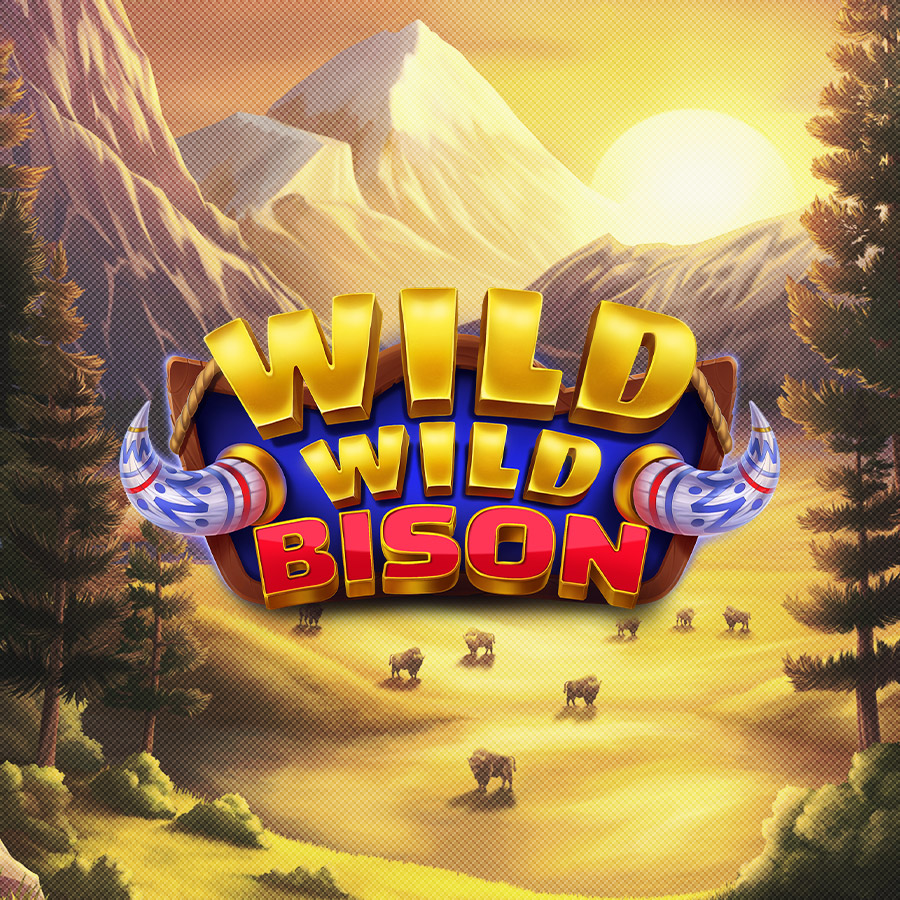 Wild Wild Bison játékkép, illusztrálva a kaszinó témáját
