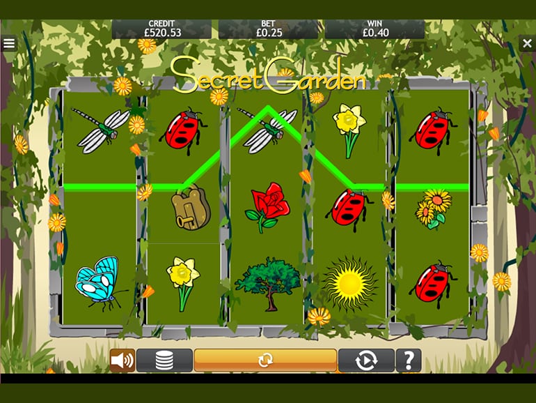 Secret garden slot machine
