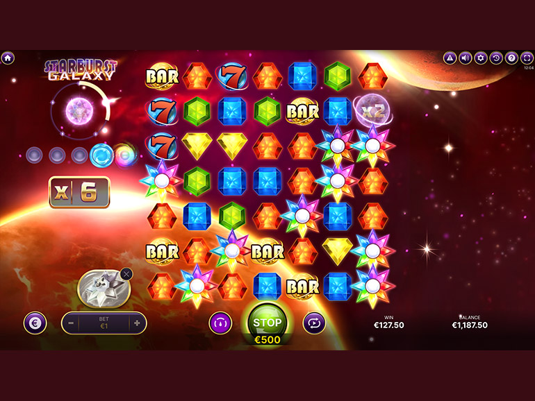 PLAY STARBURST GALAXY SLOT AT BETFAIR BINGO