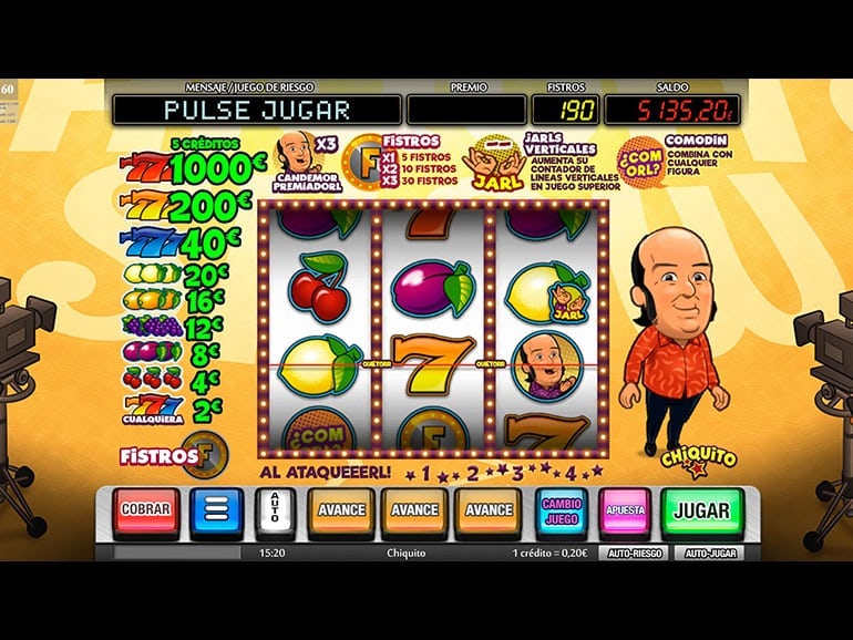 dedo Sucio Puntualidad Chiquito Slot Online» Juega en linea » Betfair Arcade
