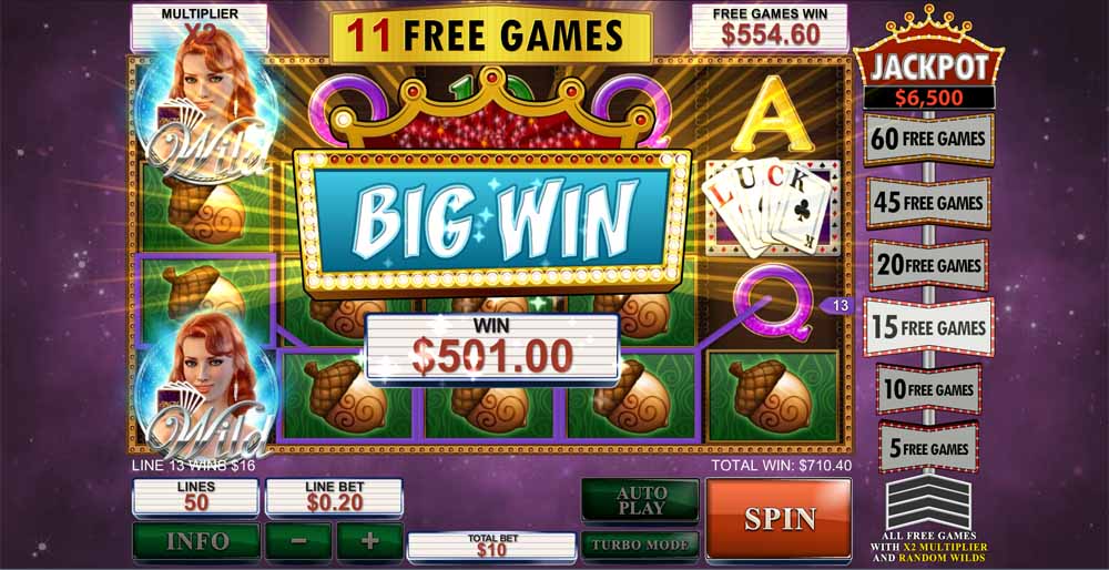Screenshot de Streak of Luck en Betfair