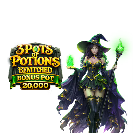 3 Pots Of Potions 20,000 Bewitched - Betfair Arcade