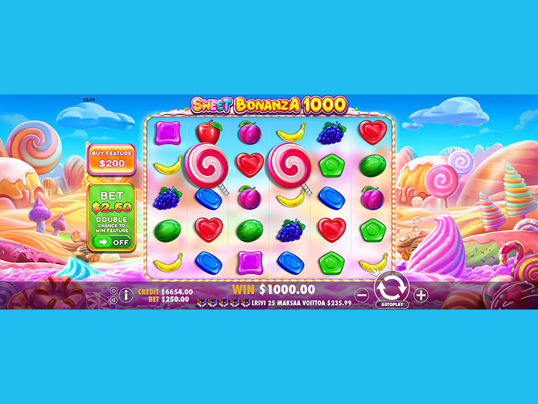 Captura de pantalla de Sweet Bonanza en Betfair