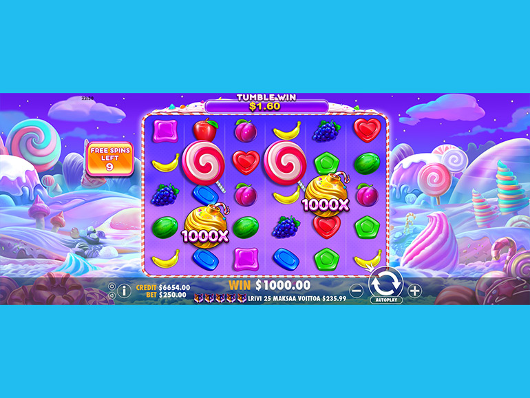 Captura de Sweet Bonanza en Betfair