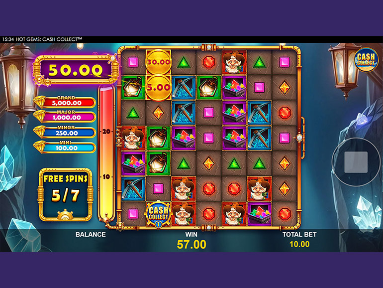 Hot Gems: Cash Collect™ Slot » Betfair™ Casino