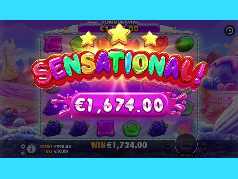 Captura de Sweet Bonanza en Betfair