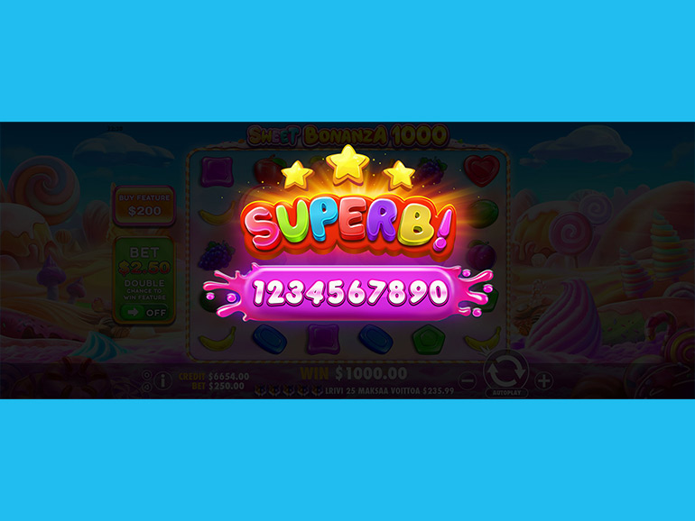 Captura de pantalla de Sweet Bonanza en Betfair