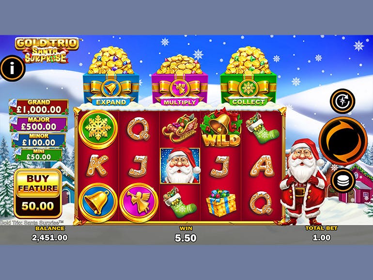 Gioca a Gold Trio: Santa Surprise™ » Betfair Vegas