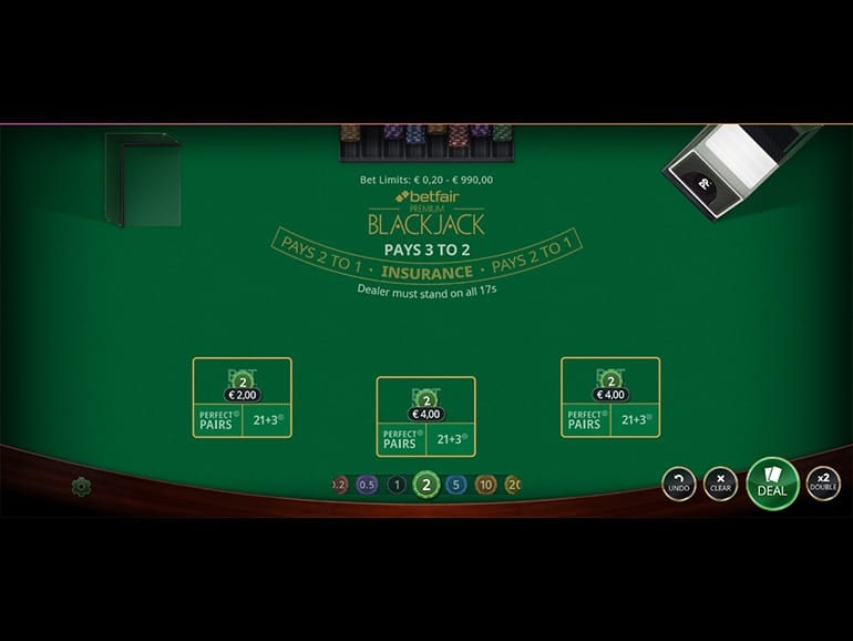 Blackjack 21+3 Combinations Blackjack 21+3 Combinations