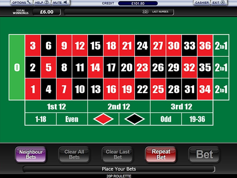 20p Roulette Game Real Money Play at Paddy Power™ Bingo