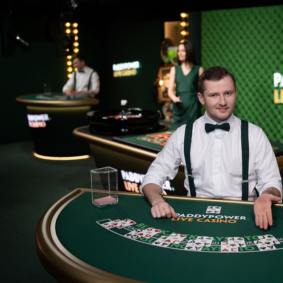 Live Paddy Power Blackjack 2 on Paddy Power Games