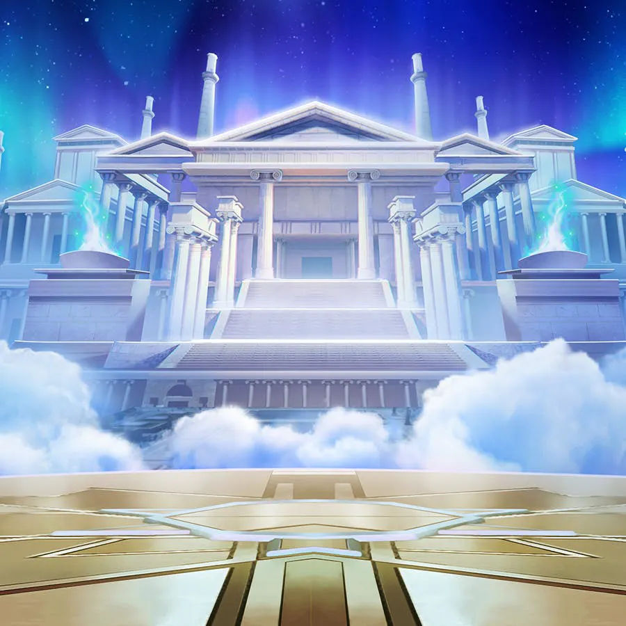 Gates of Olympus Slot Game Background